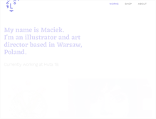 Tablet Screenshot of maciekwolanski.com